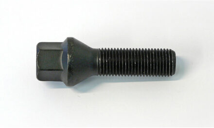 H&R Wielbout konisch M14x1.50 - Lengte 30mm - Zwart HRB1453001