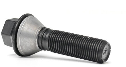 H&R Wielbout konisch met beweegbare ring M14x1.25 - Lengte 48mm - Zwart (bv. BMW) HRB14254808