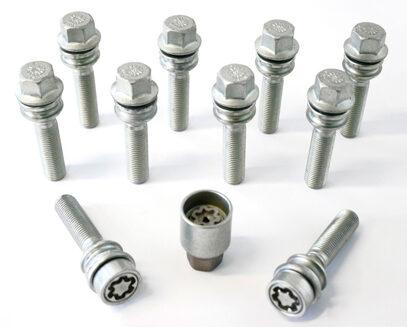 H&R Wielboutenset bolkonisch met bewegende ring R14 M14x1.50 - Lengte 36mm - 10 stuks (bv. Porsche, HR1453607SET