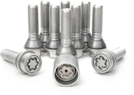 H&R Wielboutenset konisch met beweegbare ring M14x1.25 - Lengte 31mm - 10 stuks (bv. BMW) - incl. wi HR14253108SET