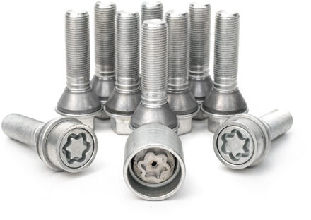 H&R Wielboutenset konisch met beweegbare ring M14x1.25 - Lengte 39mm - 10 stuks (bv. BMW) - incl. wi HR14253908SET