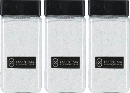 H&S Collection Decoratie zand/hobby zand - Wit - 1650 ml