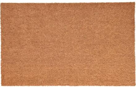 H&S Collection Deurmat Kokos Naturel 50x80cm bruin