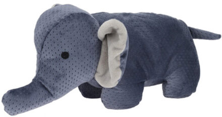 H&S Collection Deurstopper - olifant - 29 x 14 x 16 cm - polyester - safari dieren thema deurstoppers