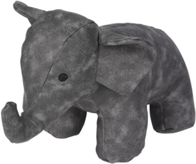 H&S Collection Deurstopper - olifant - grijs - 28 x 18 x 21 cm - dieren thema deurstoppers - Deurstoppers