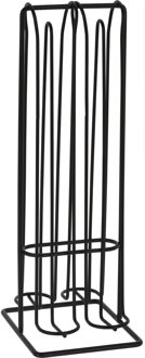 H&S Collection Koffie cuphouder - zwart - voor 32 cups - koffiecups dispenser
