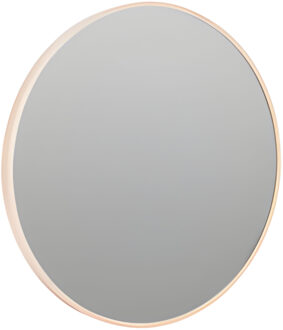 H&S Collection Spiegel / Wandspiegel - rond - naturel - 50 cm