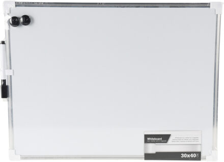 H&S Collection Whiteboard/memobord magnetisch incl. marker en magneten - 30 x 40 cm