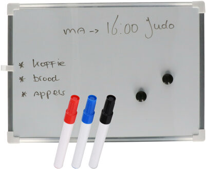 H&S Collection Whiteboard set - incl whiteboard stiften - incl magneten - whiteboardmarkers