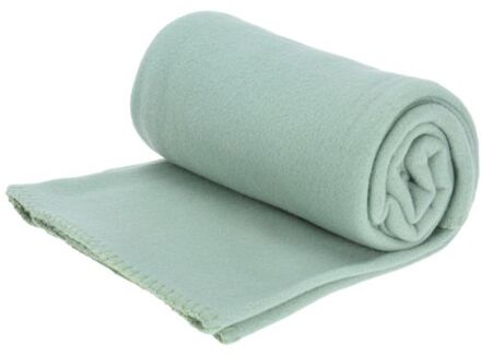 H&s Deken-plaid - Fleece-polyester - Mintgroen - 125 X 150 Cm