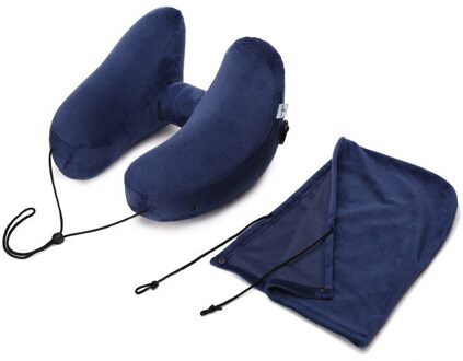 H Vorm Opblaasbare Reizen Kussen Vouwen Lichtgewicht Dutje Nekkussen Autostoel Kantoor Vliegtuig Slapen Kussen Kussen Voet Pad marine Pillow hat
