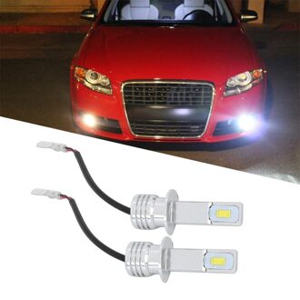H1-80WBulbs Led Mistlamp Auto Voor Auto Koplampen 6000K 80W 1100LM 2Pcs Auto Rijden Licht Fog Lamp drl 6000K # YL10