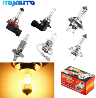 H1 H3 H4 H7 H8 H11 Hb3 9005 HB4 9006 55W 100W 12V Halogen Bulbs Car Headlight Lamp Super Bright Halogen 4300K Yellow Auto
