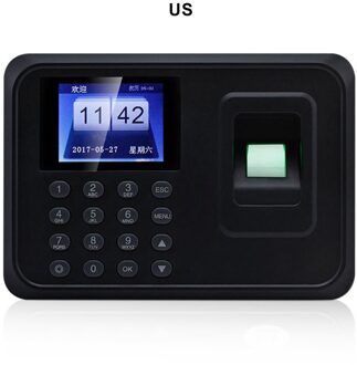 H1 Vingerafdruk Presentielijst Machine Presentielijst Machine Vingerafdruk Ponskaart Machine Aanwezigheid Machine US plug