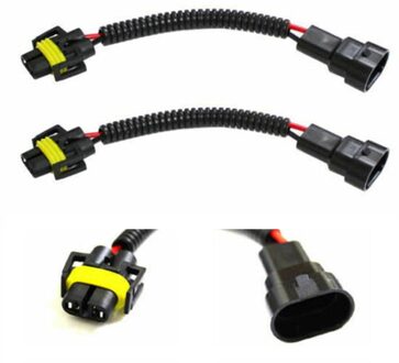 H11 H8 H9 Male Naar 9005 9006 HB4 Vrouwelijke Kabelboom Ballast Conversie Socket
