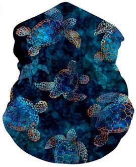 # H25 Bloemenprint Unisex Wandelen Sjaals Outdoor Hoofdband Sjaal Hals Winddicht Gezicht Cover Zon Bescherming Bandana Hoofddeksels