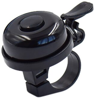 # H25 Fietsbel Legering Mountain Racefiets Hoorn Geluid Alarm Voor Veiligheid Fietsen Stuur Metalen Ring Fiets Accessoires zwart