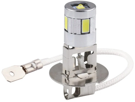 H3 LED Bulbs Car Fog Lamp High Power Lamp 5630 SMD Auto Driving Led Bulbs Car Light Source Parking 12V 6000K Head Lamps D030