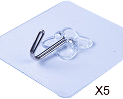 # H40 Sterke Transparante Zuignap Sucker Muurhaken Hanger Voor Keuken Badkamer Accessoires Muur Haken
