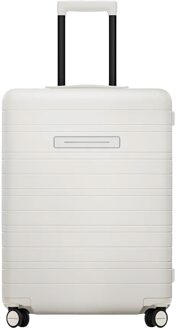 H6 Essential Check-In Trolley M all white Harde Koffer Wit - H 64 x B 46 x D 24