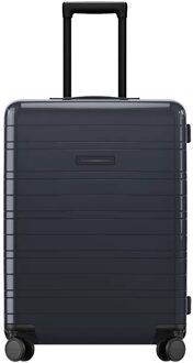 H6 Essential Check-In Trolley M glossy night blue Harde Koffer Blauw - H 64 x B 46 x D 24