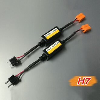 H7 Led Canbus Foutloos Decoder Voor H4 Led Koplamp Lamp Kits Voor Auto Mistlampen H7 9005 9006 9012 adapter Anti-Flicker