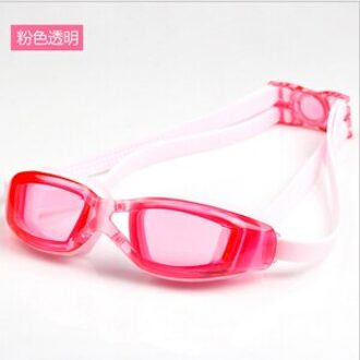 H753 waterdicht anti-condens leuke kinderen zwembril leren galvaniseren kader geen kwaad de eye Swim Rood