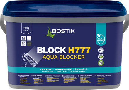 H777 Aqua blocker | Lichtgrijs | Emmer 14 kg - 30621589