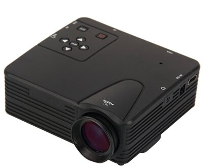 H80 Projector Draagbare Mini 640X480 Pixels Full Hd Helderder En Clear Led Projector Video Home Cinema Theater