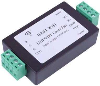 H801 Rgbw Wifi Led Controller Voor Rgbw Led Strip Verlichting DC5-24V Ingang 4 Channel X 4a Output Led Controller