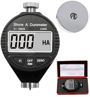 Ha Hd Hc Digital Dial Indicator Durometer Digitale Hardheid Tester Meter Shore Een Voor Plastic Lederen Rubber Multi-Hars HA zwart