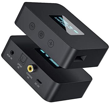Haafee Lage Latency Draadloze Zender En Ontvanger Set, Bluetooth Audio Adapter Voor Home Audio, Tv Projector, Luidsprekers