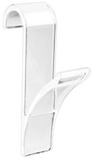 Haak Hanger Voor Verwarmde Handdoek Radiator Rail Bad Haak Houder Thuis Badhanddoek Haak Badkamer Accessoires TXTB1 doorzichtig 1stk