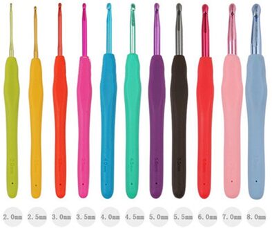 Haak Kit Diy Breien Craft Case Naaien Gereedschap Multicolor Aluminium Haak Set Haak Set