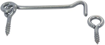 Haak - Rvs 316 - Met Bevestigingsring - 80mm