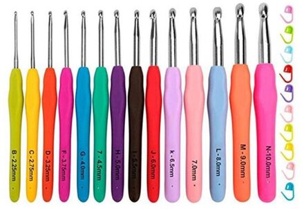 Haak Set Multicolor Huishoudelijke Producten Breinaalden Kit Diy Trui Weave Craft Gereedschap Gehaakte Kit