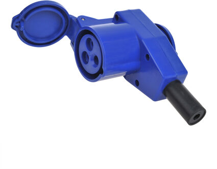 Haakse Contrastekker Cee Met Stopcontact 16a 3-polig