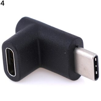 Haakse Usb 3.1 Type C Male Naar Vrouwelijke USB-C Converter Adapter Voor Smart Telefoon Voor Samsung A4