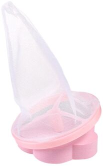 Haar Bal Removal Tool Wasmachine Haar Bal Zuig Remover Stok Zak Herbruikbare Filter Mesh Pouch Wasserij Gereedschap Accessoires roze