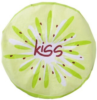 Haar Beschermende Fruit Douche Cap Watermeloen Vrouwen Bad Sauna 'S Hoed Badmuts Elastische Band Cap Anti-Zuurkast Fruit spa Cap Kids kiwi