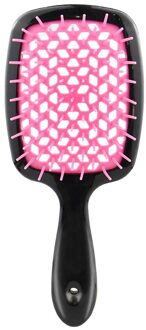 Haar Borstel Haar Massage Kam Anti Statische Anti Tangle Haarborstel Hair Care Salon Kappers Styling Tools Voor Vrouwen roze