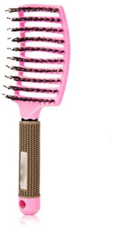 Haar Borstel Hoofdhuid Massage Kam Haarborstel Nylon Vrouwen Nat Krullend Tangle Hair Brush Salon Kappers Styling 04