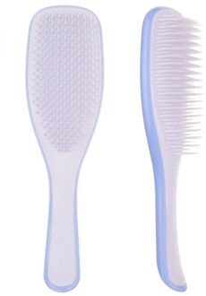 Haar Borstel Stijltang Kam Hair Styling Anti-Statische Massage Kammen Voor Salon Styling Vrouwen Meisjes Haar Tool geen Logo Blauw