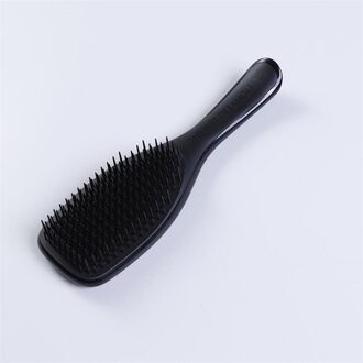 Haar Borstel Stijltang Kam Hair Styling Anti-Statische Massage Kammen Voor Salon Styling Vrouwen Meisjes Haar Tool geen Logo zwart