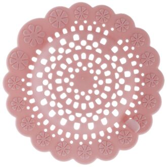 Haar Catcher Bad Afvoer Douche Bad Zeef Sink Cover Val Bassin Stopper Filter Badkamer Haar Stoppers & Catchers Roze