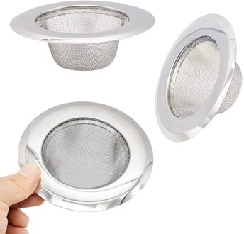Haar Catcher Stopper Rvs Bad Douche Afvoer Gat Filter Val Metalen Draad Gootsteenzeefje Keuken Badkamer Accessoires