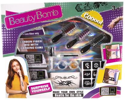 Haar en tattoo painting set multi