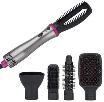 Haar Föhn Pro Custom Blowout 5-In-1 Styling Tool Föhn En Styling Borstel Föhn kam Haar Curling Stijltang uk plug