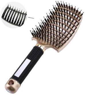 Haar Hoofdhuid Massage Kam Haarborstel Voor Salon Kappers Styling Tools Nylon Borstel Vrouwen Meisjes Haar Beauty Tool