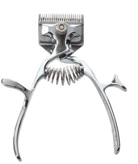 Haar Land Hand Tondeuse Handleiding Metalen Draagbare Trimmer Cutter Nodig Vintage Kapper Styling Tools